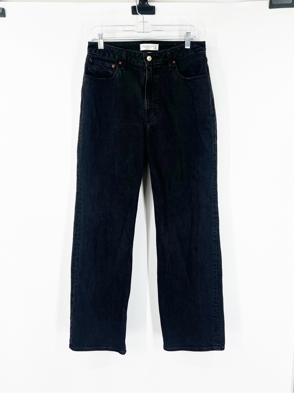 Abercrombie & Fitch Curve Love The ‘90s Relaxed Jeans High Rise Black